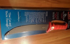 9 inch (ca. 22,86 cm) / breite Klinge / feste oder flexible Klinge verpackt